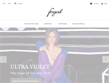 Tablet Screenshot of fogal-shop.com